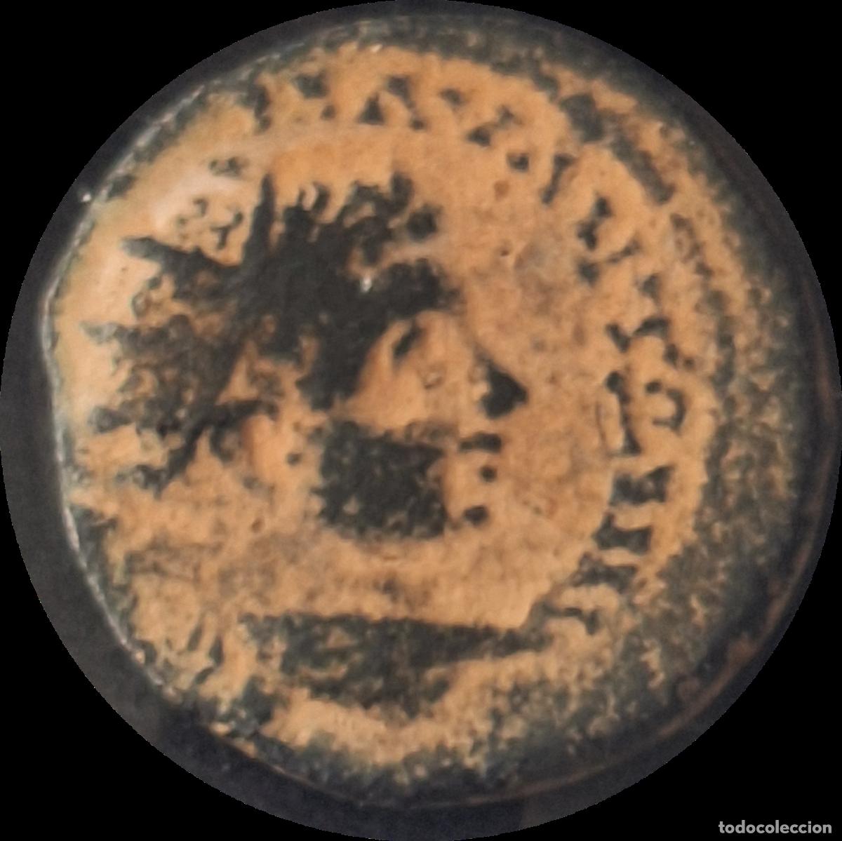 Moedas Imp&eacute;rio Romano: Roma. Heliog&aacute;balo. 218-222. As. Antioqu&iacute;a