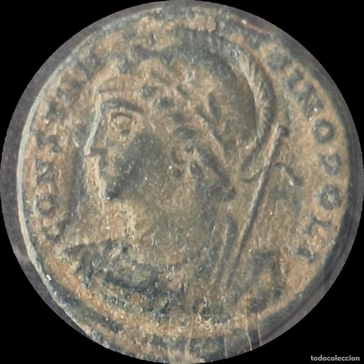 Roman Empire Coins: Roma. Constantino. 306-337. Follis. Constantinopla.