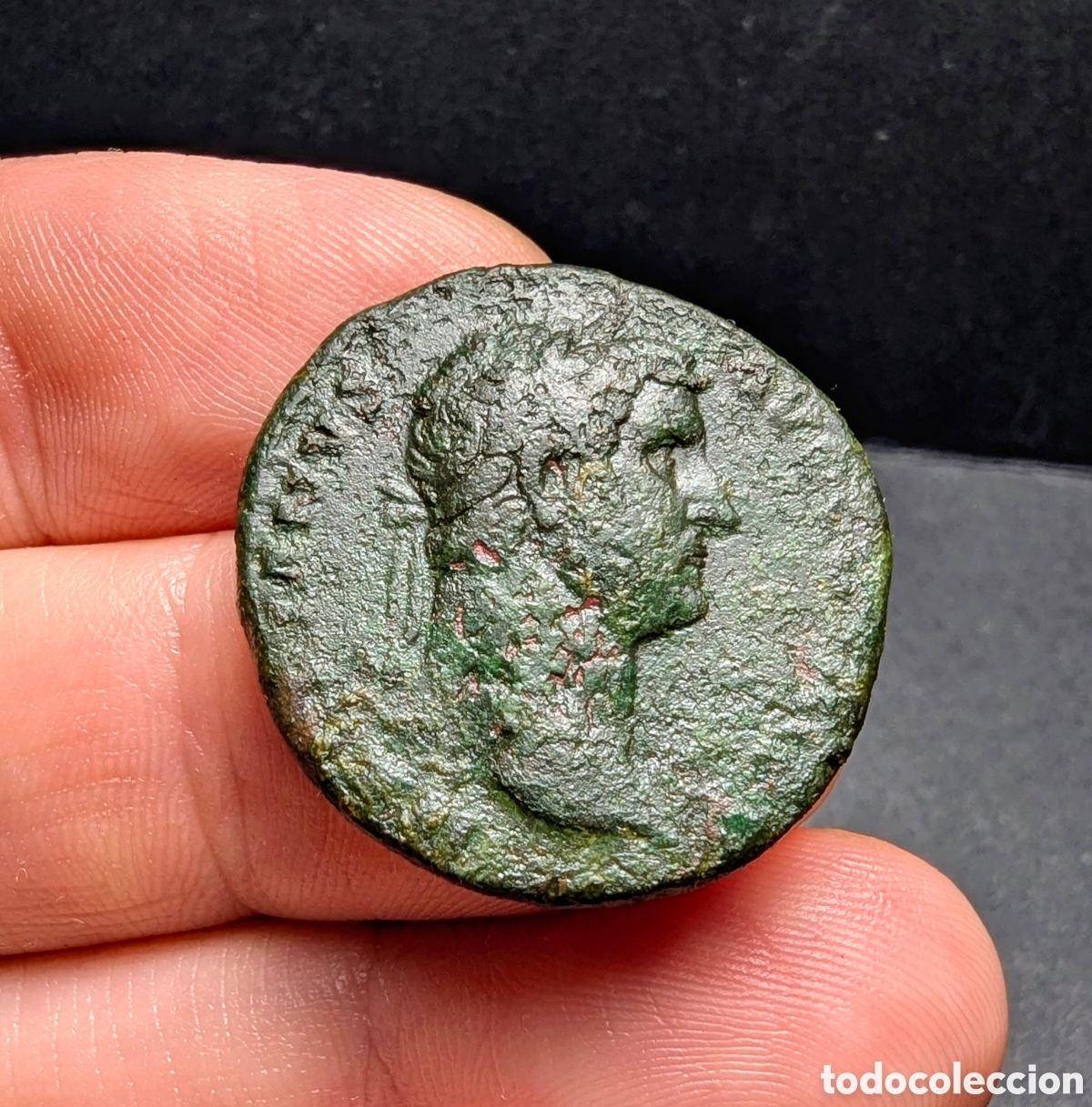 Monedas Imperio romano: As Adriano 136 d.C. &rdquo;Reverso &Aacute;frica&rdquo;