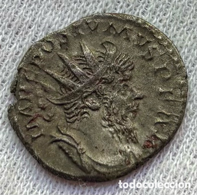 Monedas Imperio romano: Moneda Romana P&Oacute;STUMO . Antoniniano (260-269 d.C)