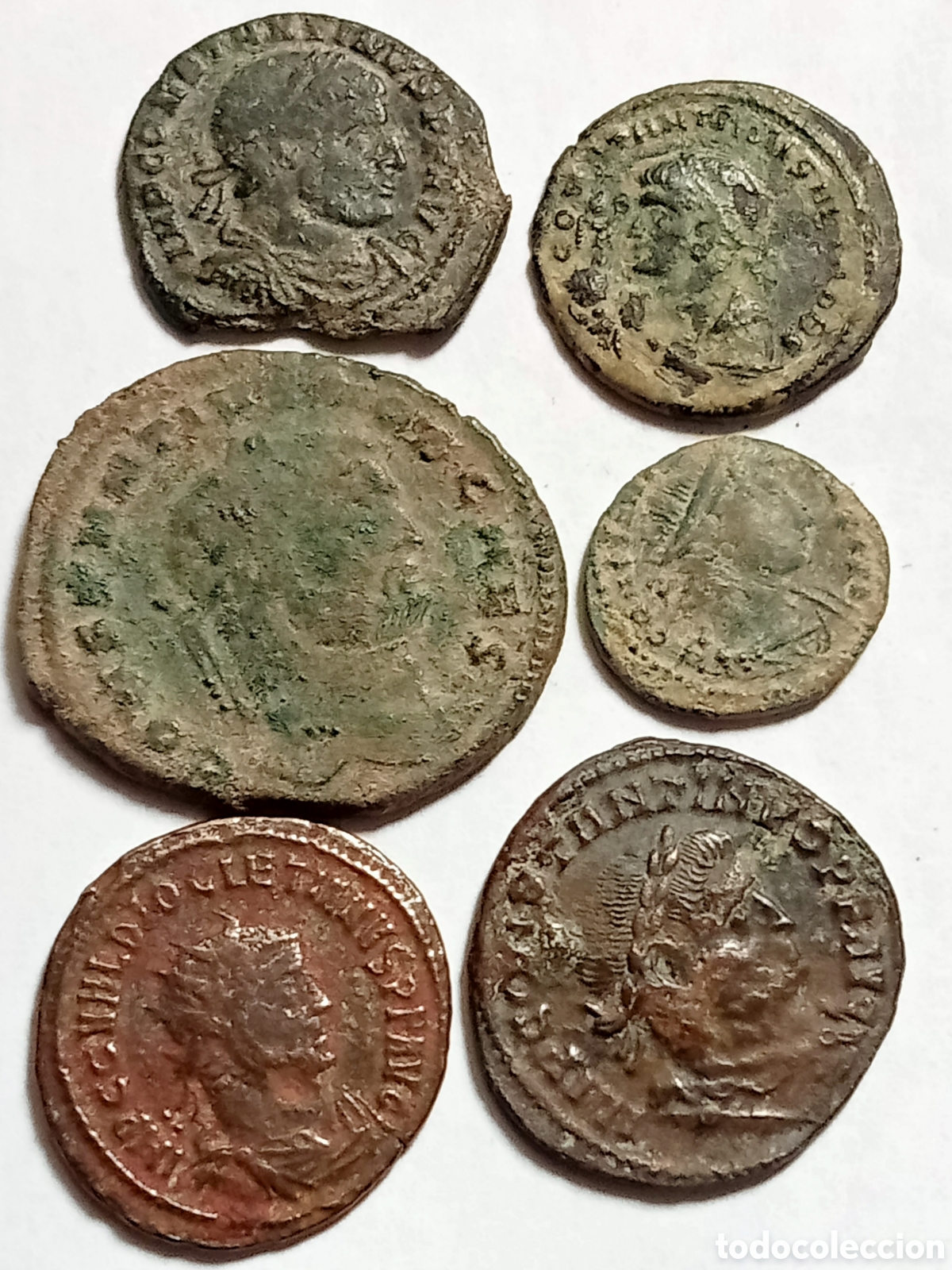 Monedas Imperio romano: 6 BAJO IMPERIO - SIGLOS III Y IV - FOLIS