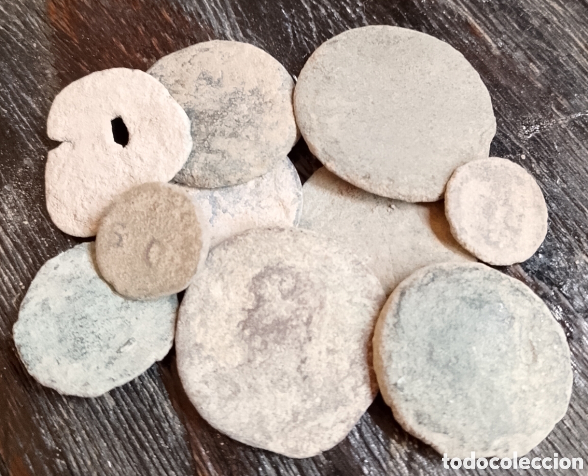 Monedas Imperio romano: Lote 10 monedas antiguas