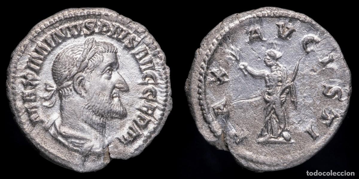 Monedas Imperio romano: Maximinus I Denarius - PAX AVGVSTI - 20 mm / 1,51 gr.