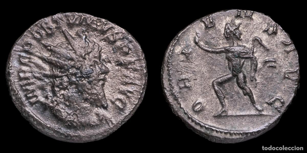 Monedas Imperio romano: Postumus Antoninianus - ORIENS AVG, Rome - 20 mm / 3,35 gr.