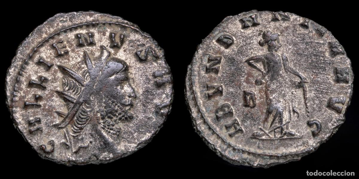 Monedas Imperio romano: Gallienus Antoninianus - ABVNDANTIA AVG, Rome - 20 mm / 2,45 gr.