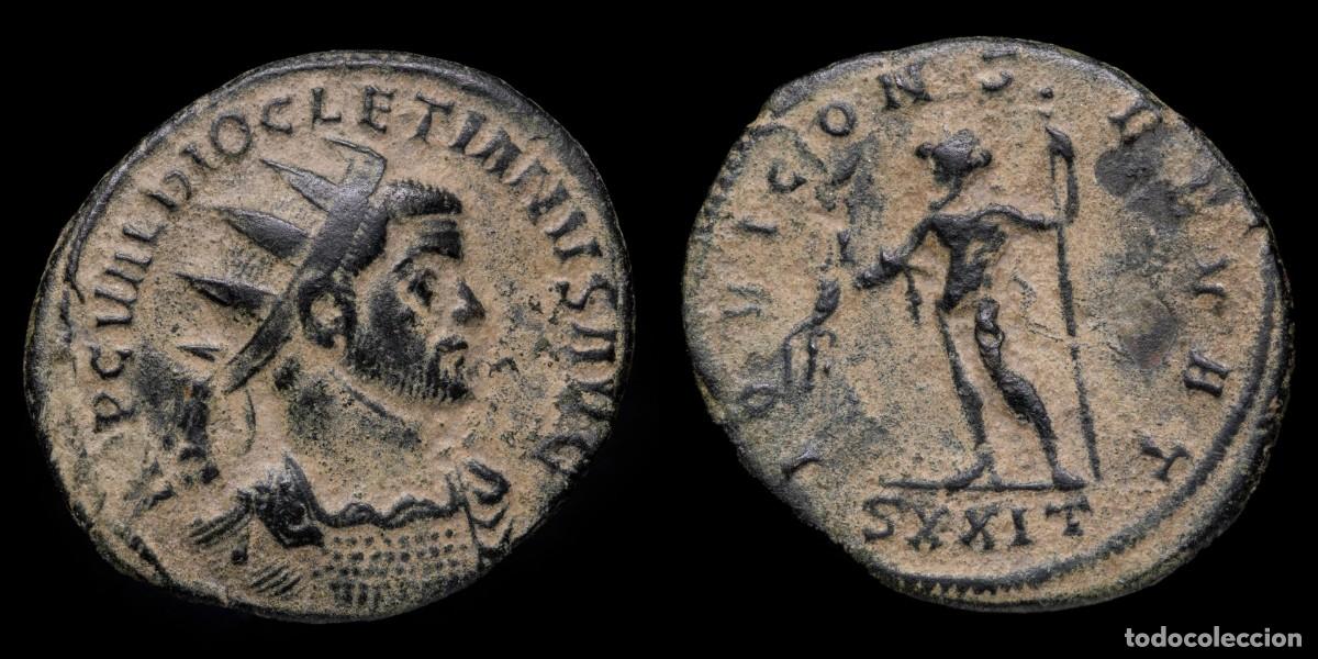 Monedas Imperio romano: Diocletian Antoninianus - IOVI CONSERVAT - 10 mm / 3,40 gr.