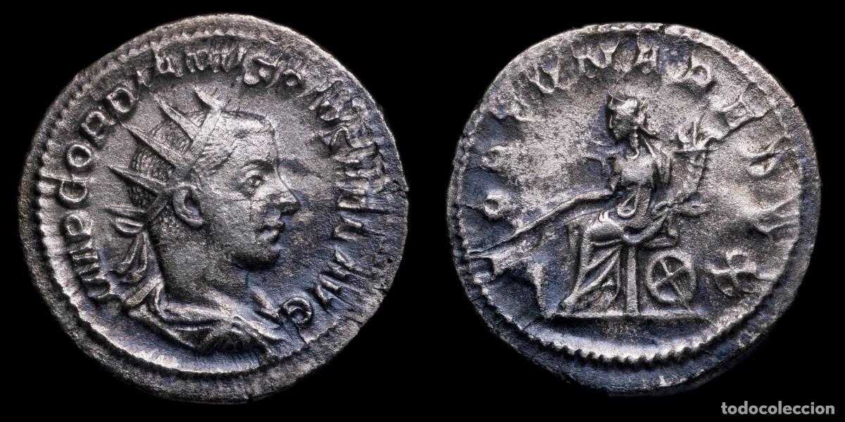 Monedas Imperio romano: Gordian III Antoninianus - FORTVNA REDVX - 22 mm / 4,33 gr.