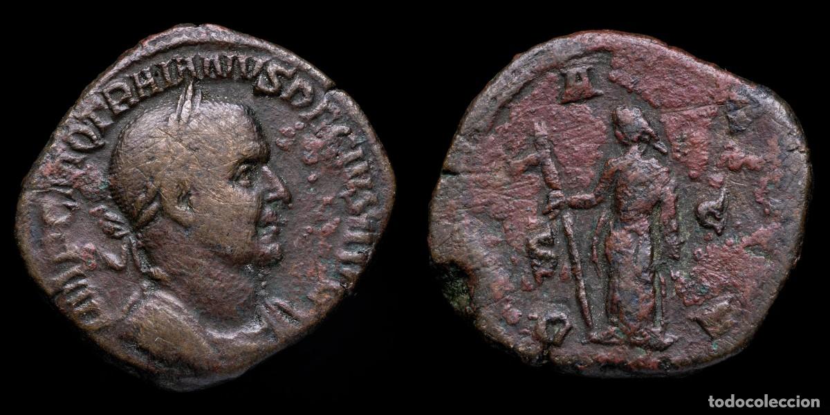 Monedas Imperio romano: Trajan Decius Sestertius - DACIA SC - 30 mm / 19,35 gr.
