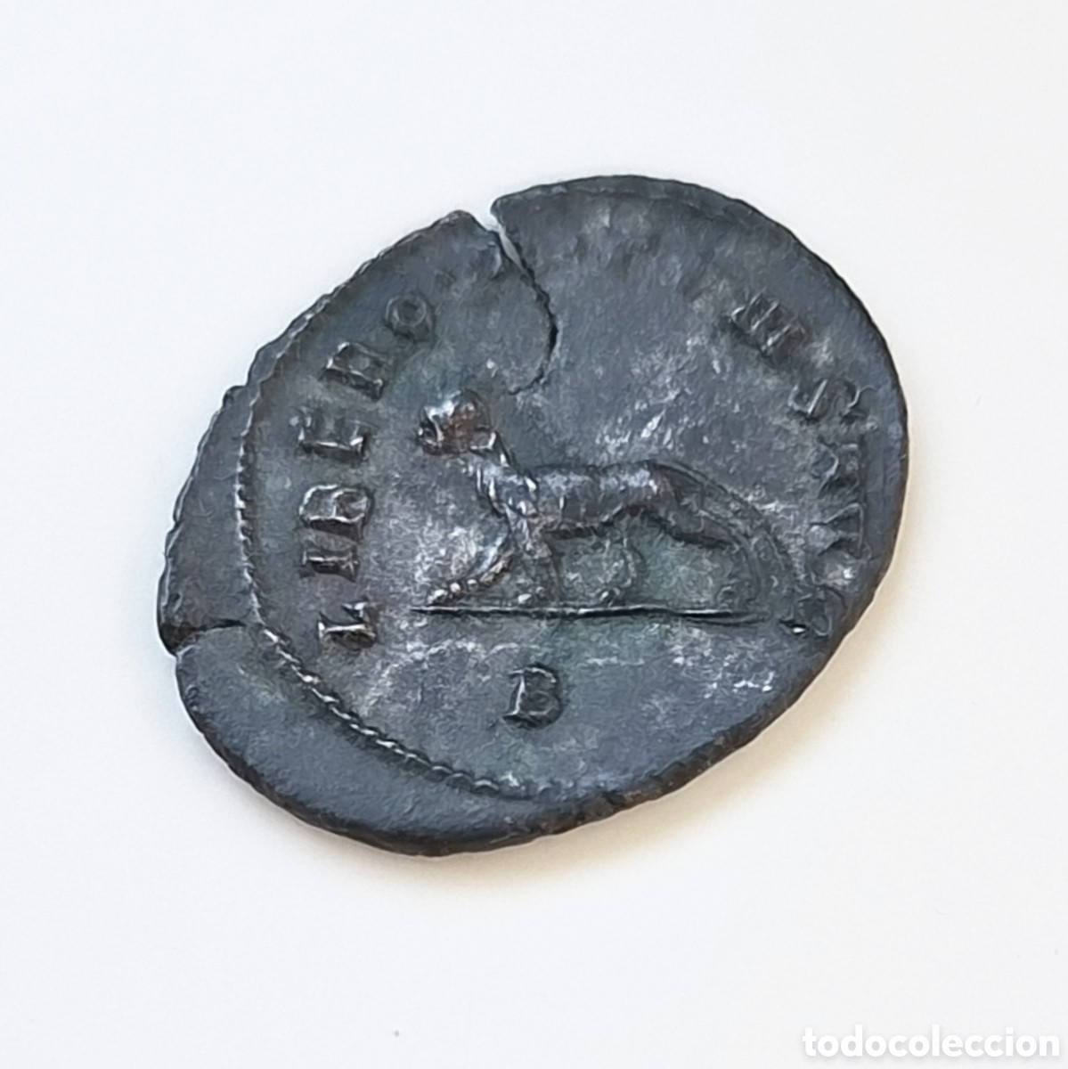 Monedas Imperio romano: Antoniniano. Galieno. 253-268 D.C. Libero Cons Aug. Pantera.