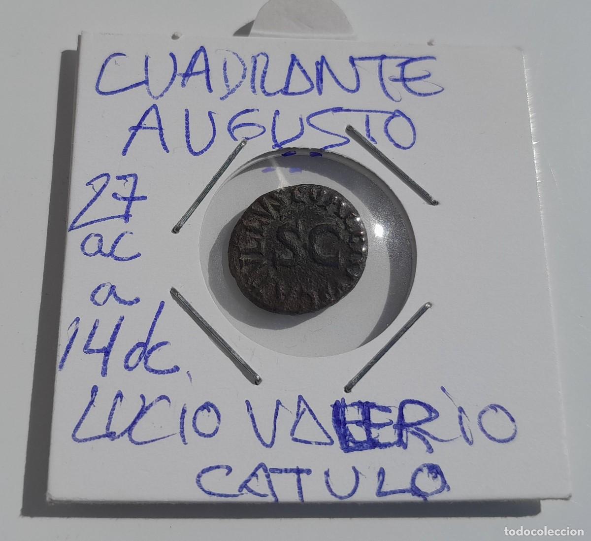 Monedas Imperio romano: CUADRANTE AUGUSTO. 27AC a 14DC. ROMA - Foto 1