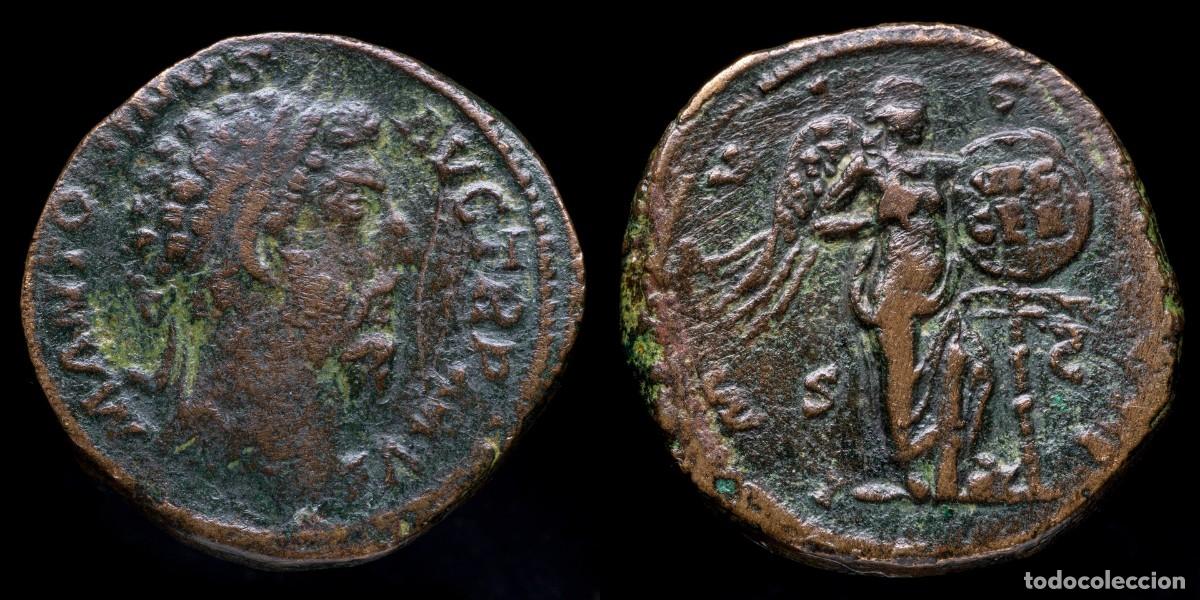 Monedas Imperio romano: Marcus Aurelius Sestertius - IMP VI COS III SC - 31 mm / 28,68 gr.
