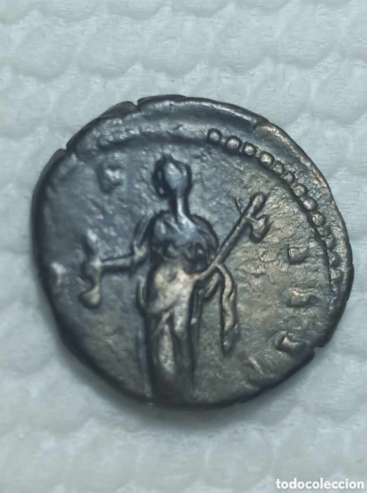 Monedas Imperio romano: Antoninus Pius, AD 138-161. AR, Denarius. 2.86 g 20.08 mm. Rome. EN MCB