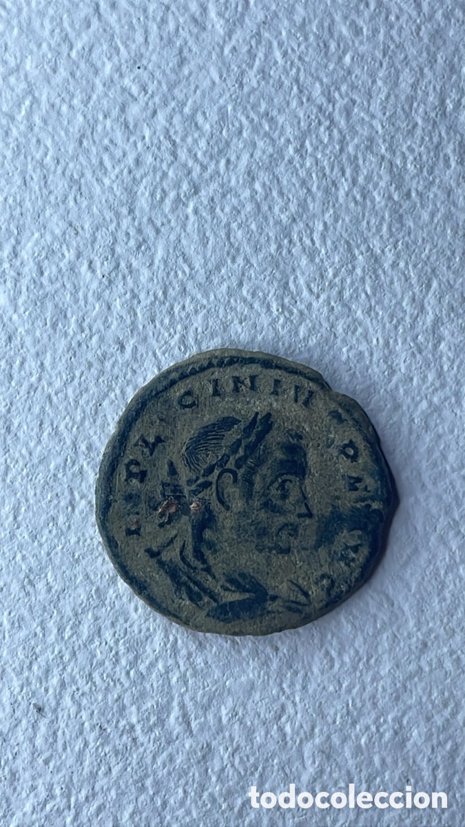 Monedas Imperio romano: Follis de Bronce Bajo Imperio