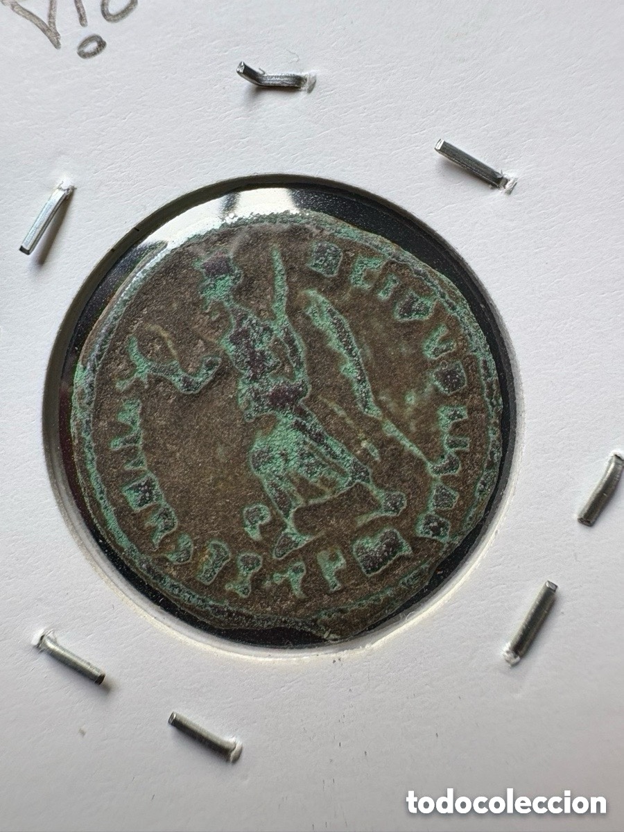 Monedas Imperio romano: AE3 Moneda Romana Valens (A3) - Foto 3