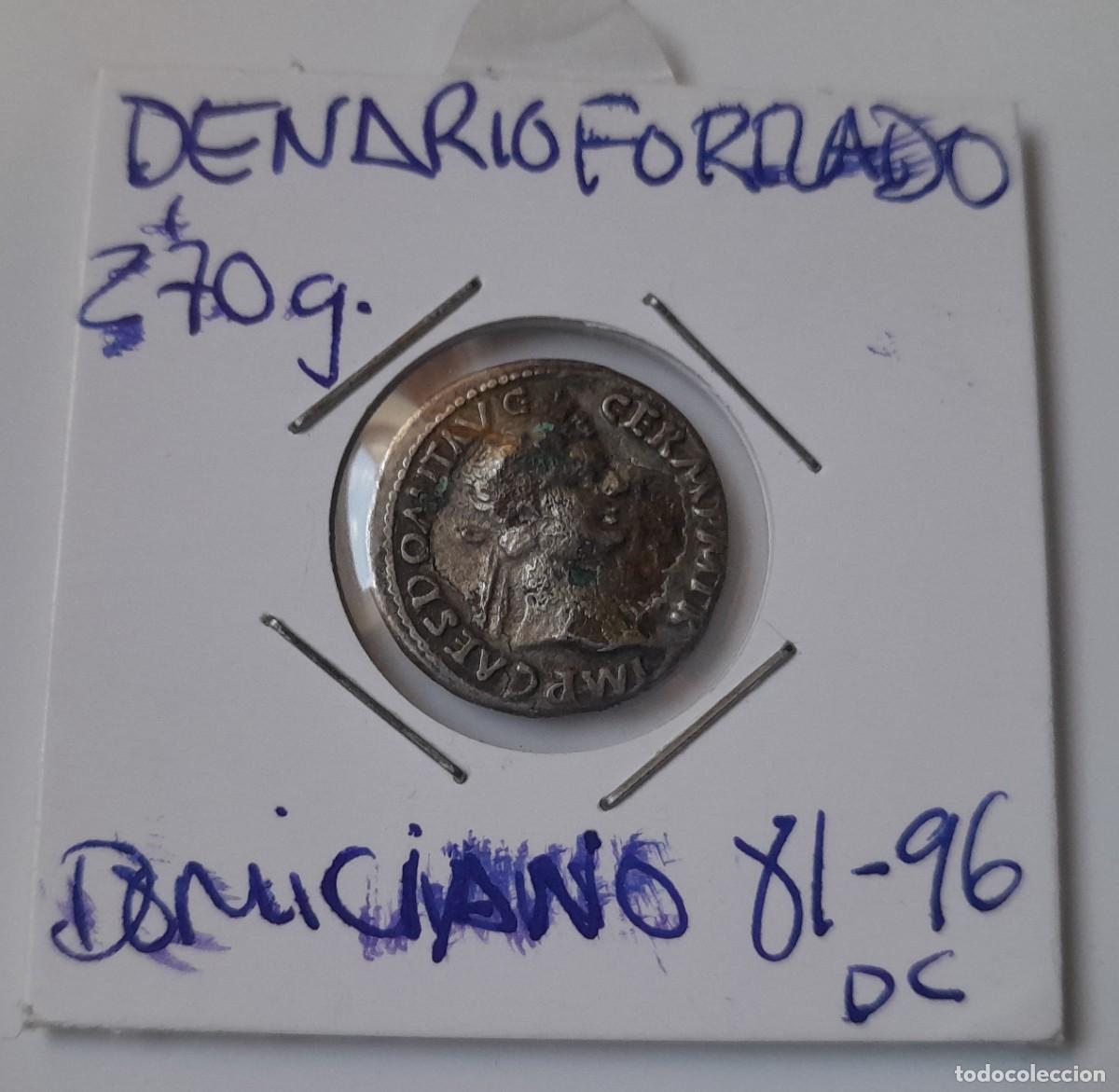Monedas Imperio romano: DENARIO FORRADO DE DOMICIANO. 81-96 DC