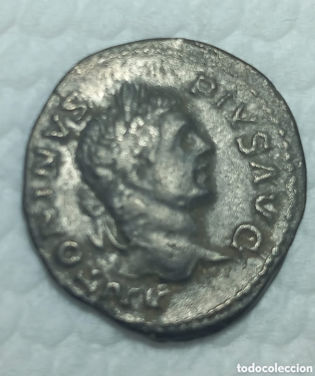 Monedas Imperio romano: Caracalla, 197-217 d.C. AR, Denario. 1,91 gramos 19,57 mil&iacute;metros. Roma. EN MCB