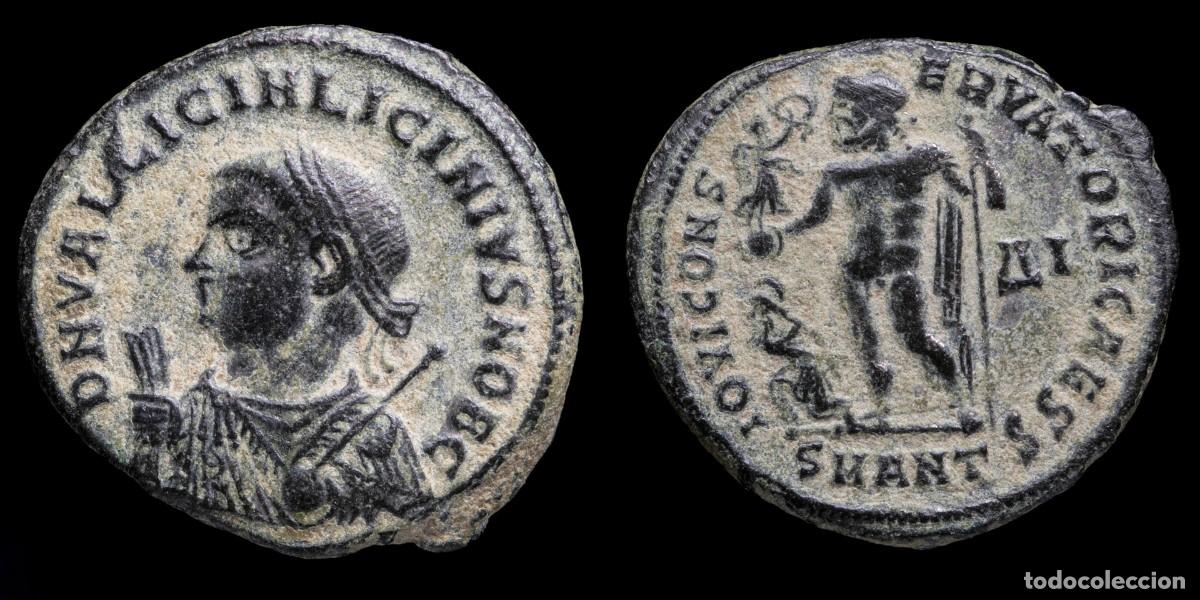 Monedas Imperio romano: Licinius II Follis - IOVI CONSERVATORI CAESS, Antiochia - 20 mm / 4,05 gr.