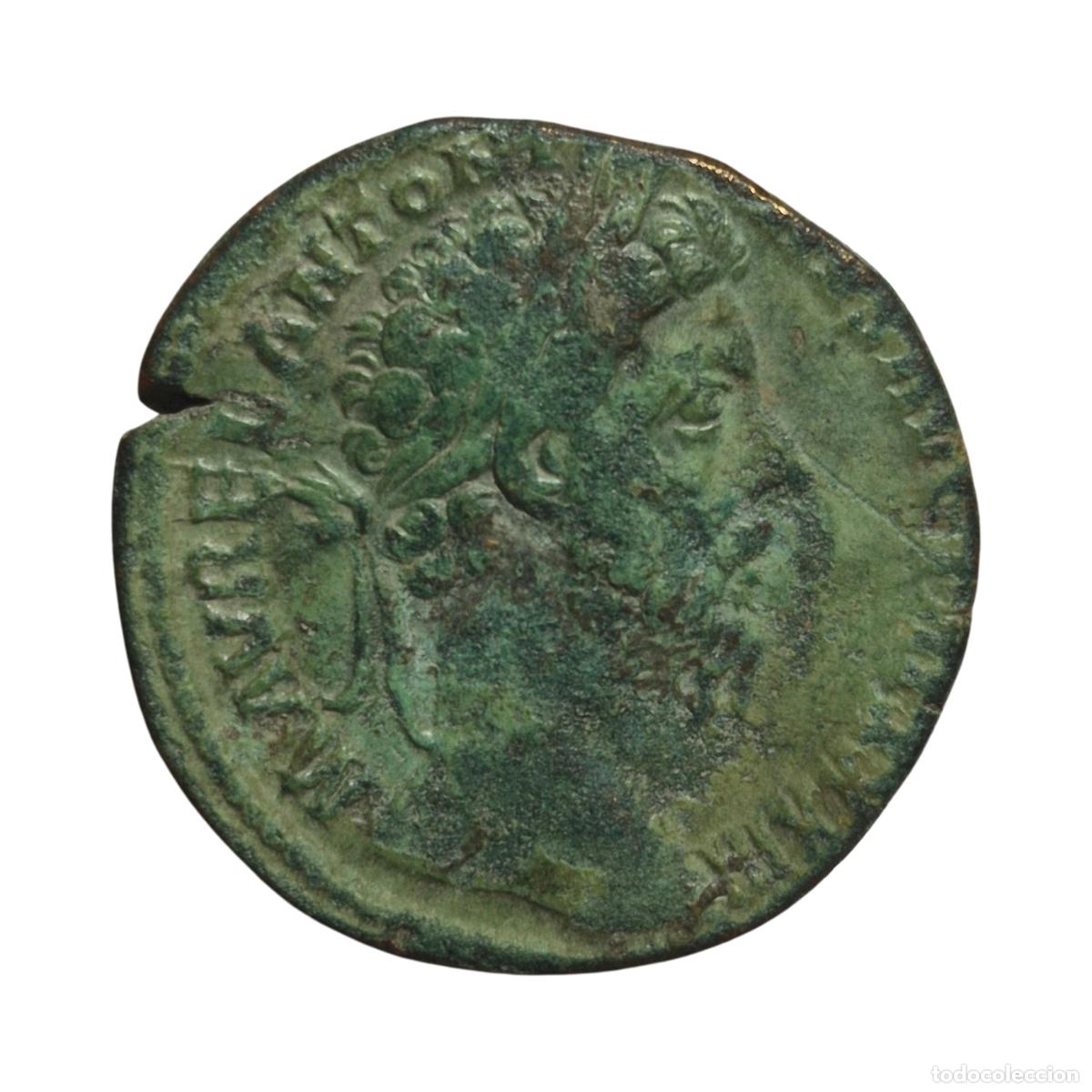 Monedas Imperio romano: NT/ SESTERCIO MARCO AURELIO REV FELICTAS (A1808)