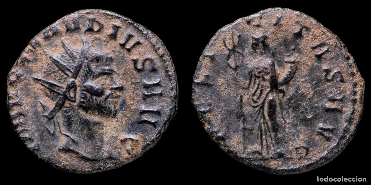 Monedas Imperio romano: Claudius II Antoninianus - FELICITAS AVG, Rome - 19 mm / 2,95 gr.