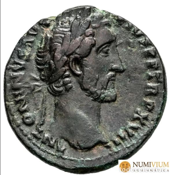 Monedas Imperio romano: Antonino P&iacute;o. As. 153-154 d.C. Roma.