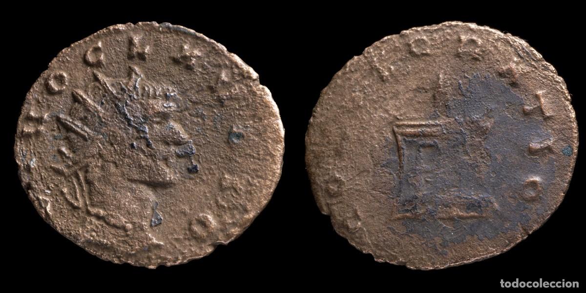 Monedas Imperio romano: Divo Claudius II Antoninianus - CONSECRATIO - 19 mm / 2,25 gr.
