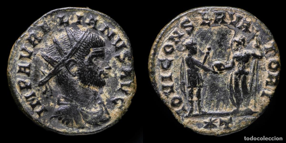 Monedas Imperio romano: Aurelian Antoninianus - IOVI CONSERVATORI, Siscia - 20 mm / 3,04 gr.