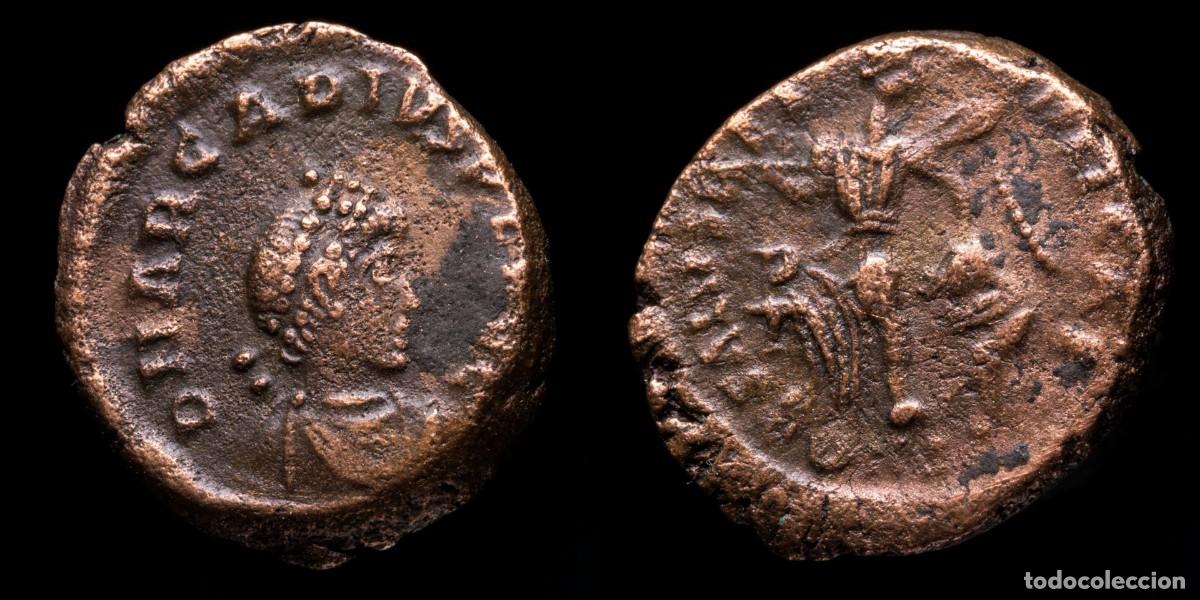 Monedas Imperio romano: Arcadius - SALVS REI PVBLICAE, Cyzicus - 14 mm / 1,93 gr.