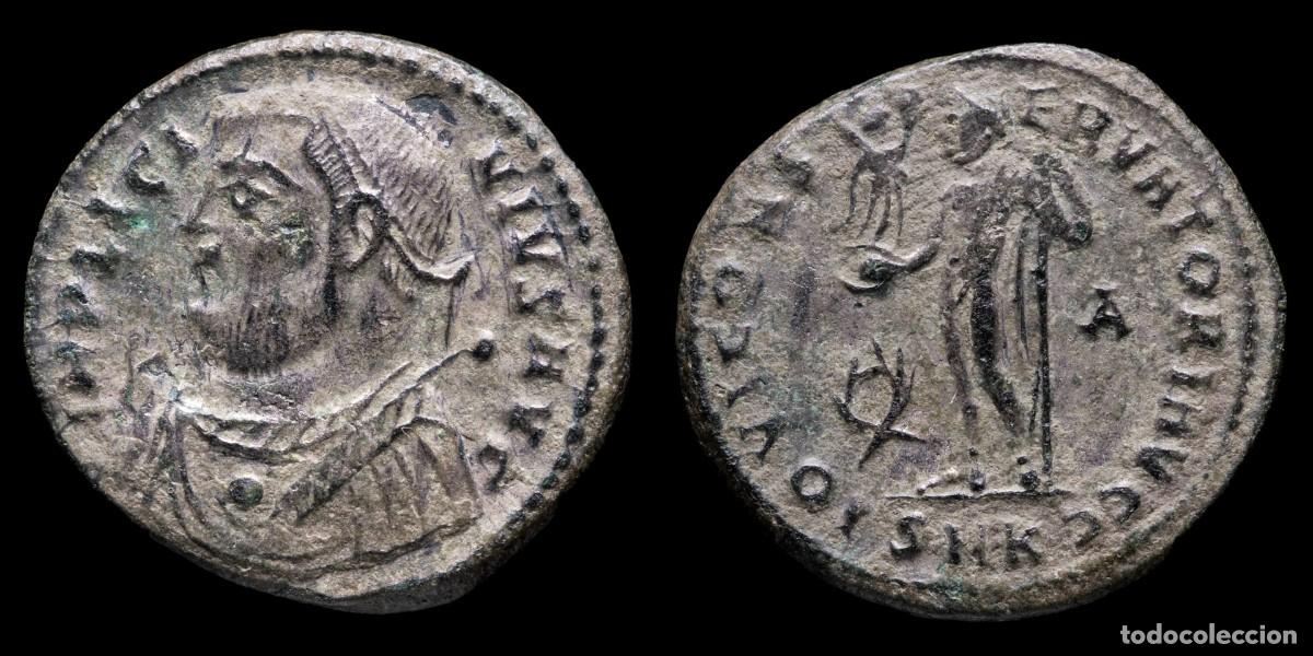 Monedas Imperio romano: Licinius I Follis - IOVI CONSERVATORI AVGG, Cyzicus - 19 mm / 3,02 gr.