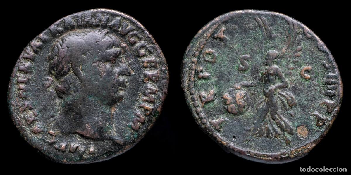 Monedas Imperio romano: Trajan As - TR POT COS IIII PP SC - 28 mm / 10,18 gr.