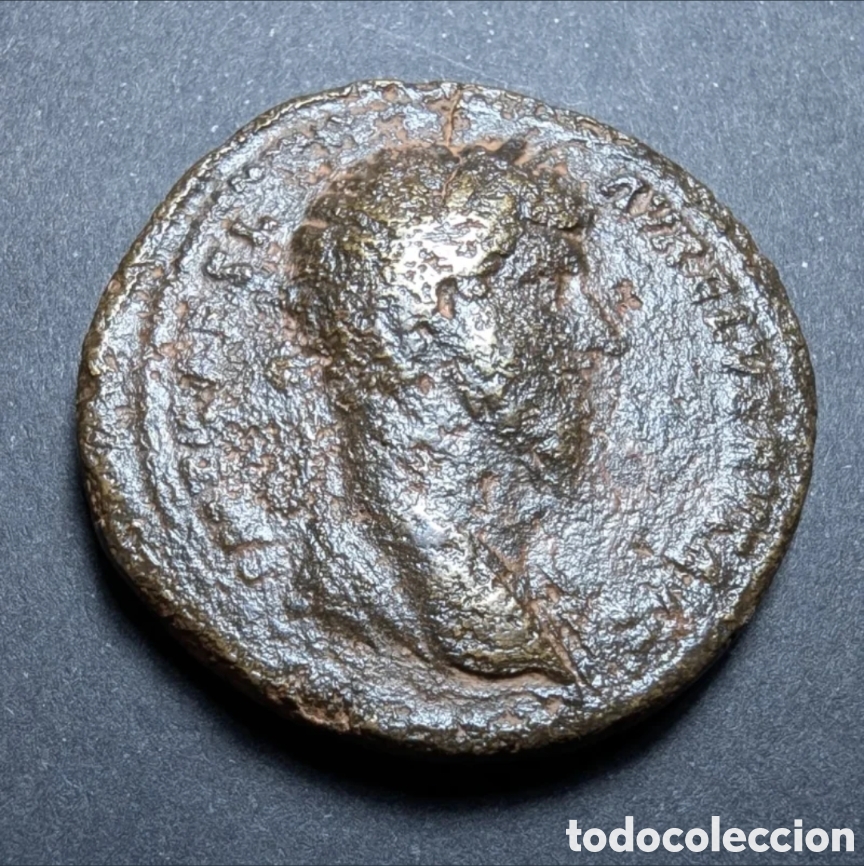 Monedas Imperio romano: Sestercio Lucio Vero 161 d.C. &rdquo;Concord Avgvstor&rdquo;