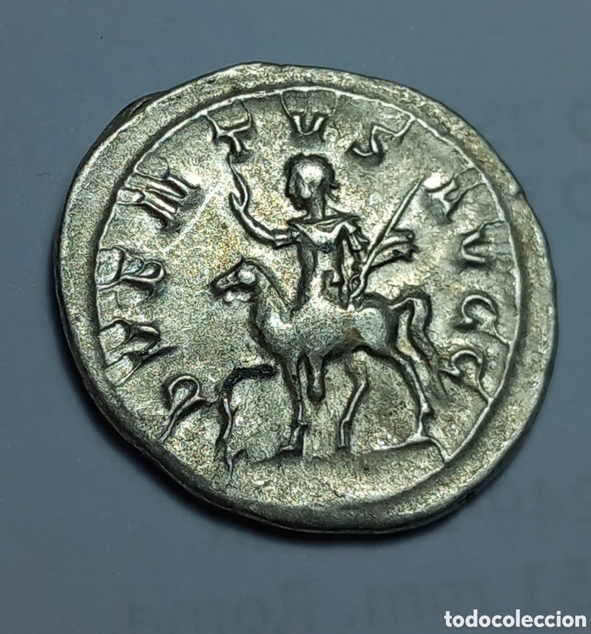 Moedas Imp&eacute;rio Romano: FELIPUS I el &Aacute;RABE Philip I, AD 244-249. AR, Antoninianus. 3.96 g 24.05 mm. Rome. EN MCB
