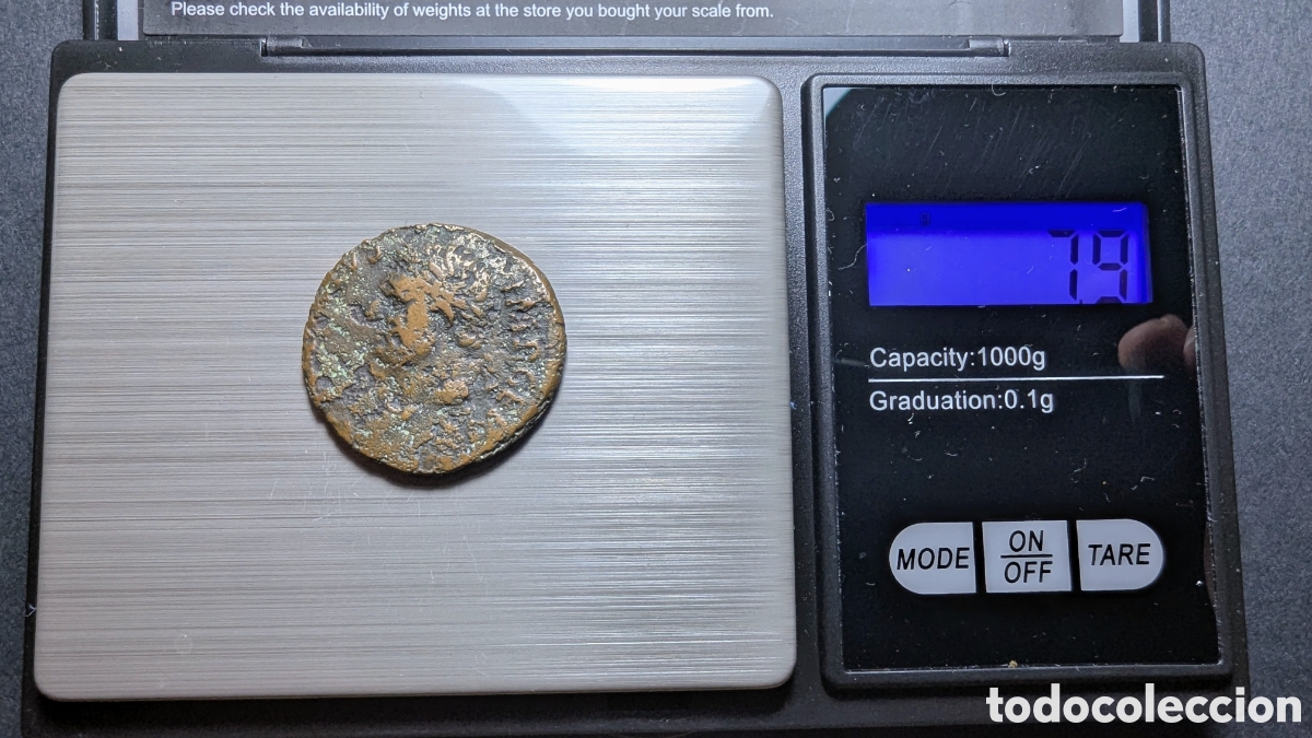 Monedas Imperio romano: As Vitelio 69 d.C. Tarraco &rdquo;Consensvs Exercitvm&rdquo; - Foto 4