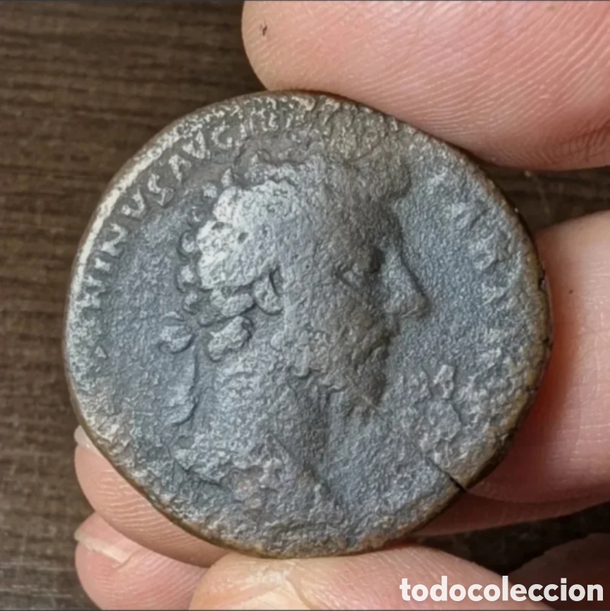 Monedas Imperio romano: Sestercio Marco Aurelio 166 d.C.