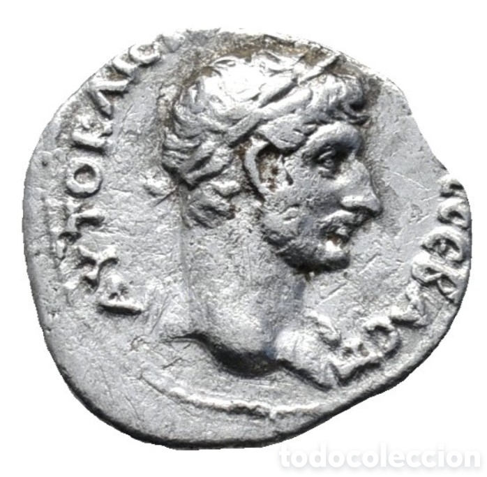 Monedas Imperio romano: Adriano (117-138). Hemidracma.