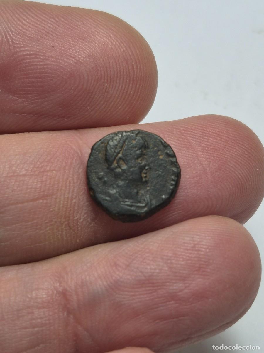 Monedas Imperio romano: NT/ PEQUE&Ntilde;O BRONCE BAJO IMPERIO ARTE BARBARO GRAN GROSOR 1,98 GRS (A1847)