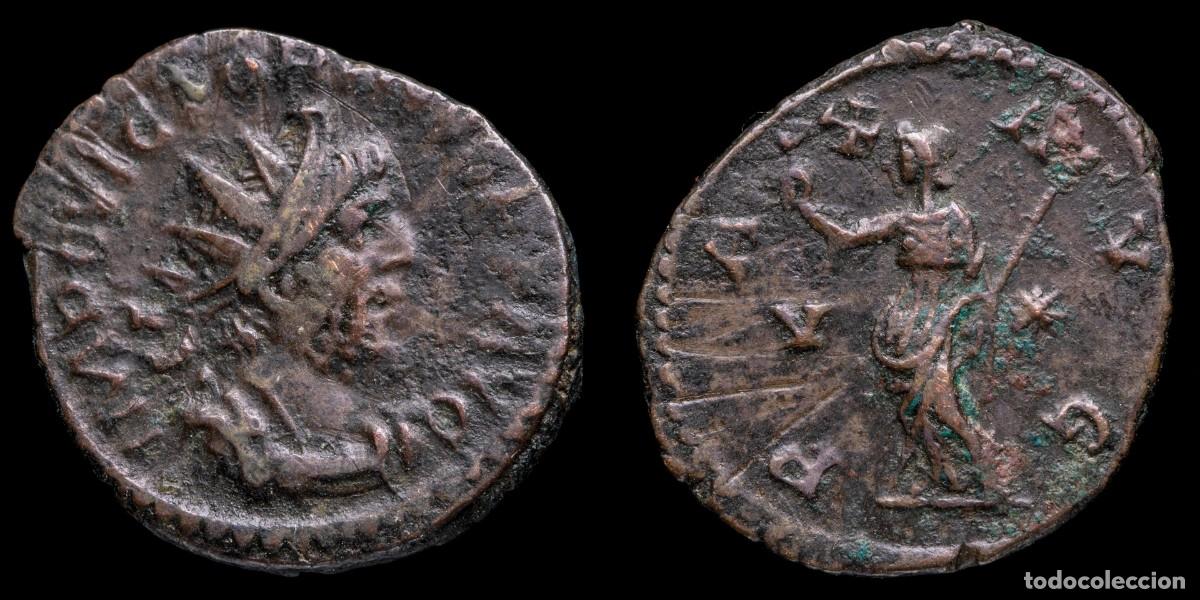 Monedas Imperio romano: Victorinus Antoninianus - PAX AVG, Trier - 21 mm / 3,25 gr.