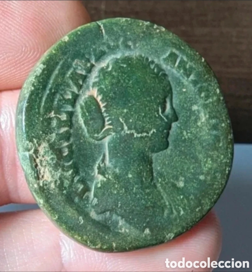 Monedas Imperio romano: Sestercio Lucila 164-169 d.C. &rdquo;Concordia&rdquo;