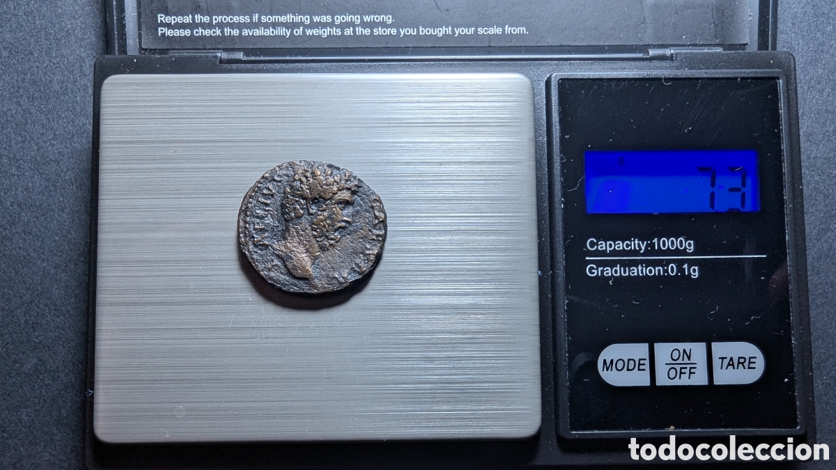 Monedas Imperio romano: As Aelio/Elio 137 d.C. - Foto 8