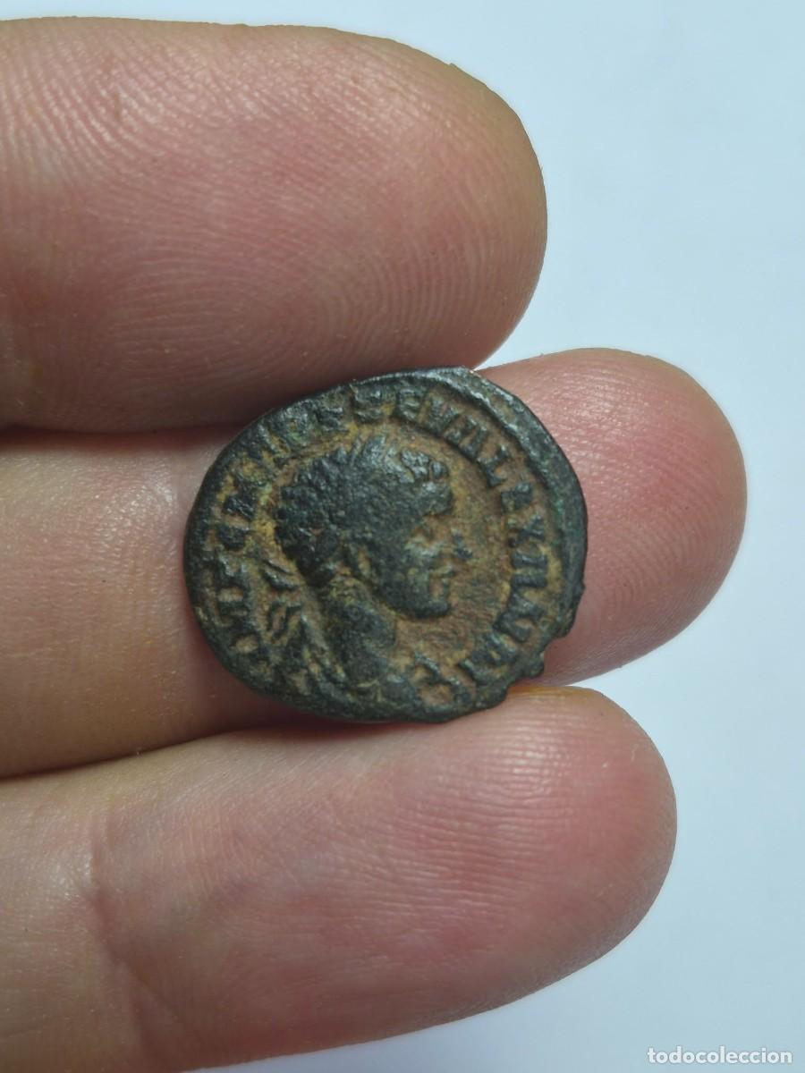 Monedas Imperio romano: NT/ BONITO DENARIO ALEJANDRO SEVERO EN BRONCE 2,49 grs (A1869)