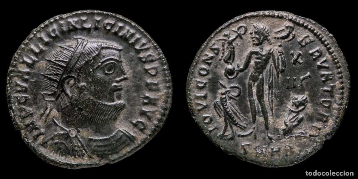 Monedas Imperio romano: Licinius I Follis - IOVI CONSERVATORI, Heraclea - 19 mm / 2,84 gr.