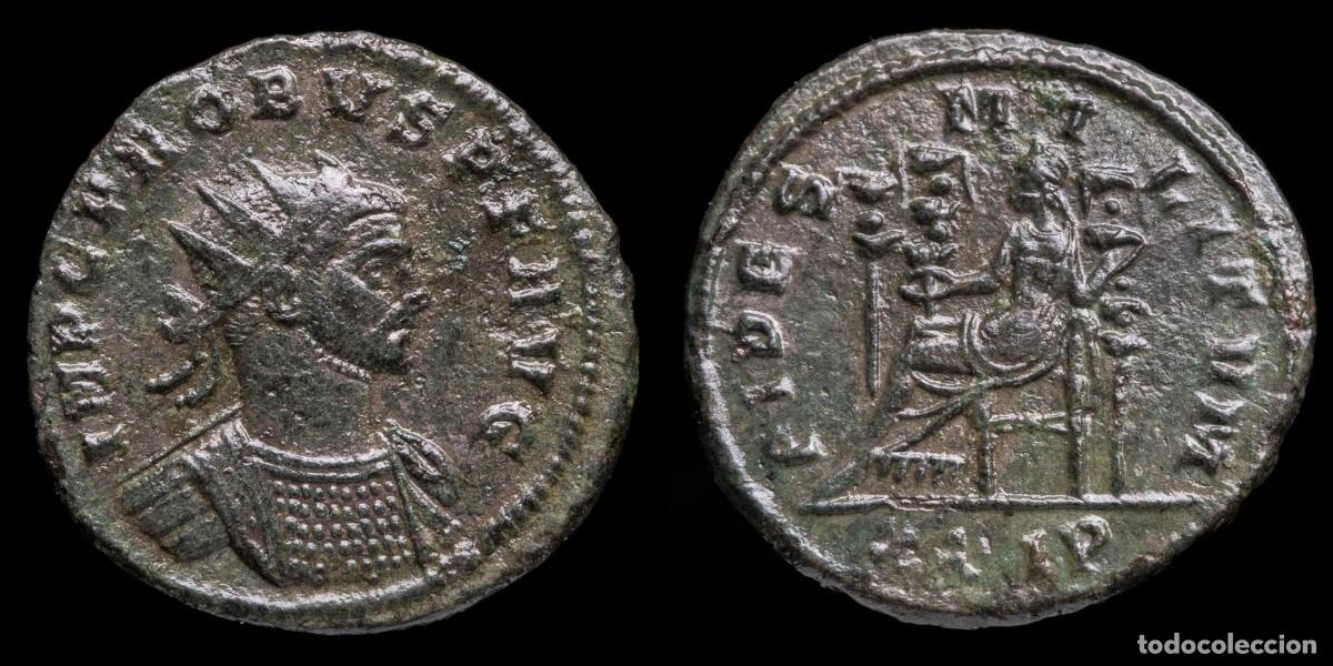 Monedas Imperio romano: Probus Antoninianus - FIDES MILITVM, Siscia - 21 mm / 3,41 gr.