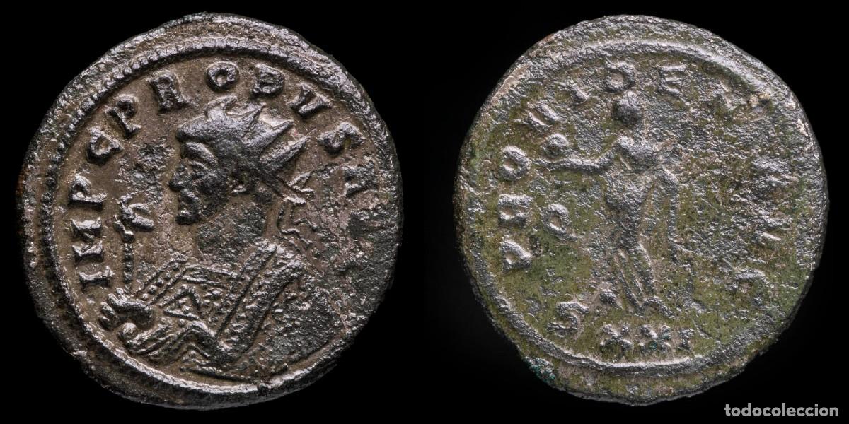 Monedas Imperio romano: Probus Antoninianus - PROVIDENT AVG, Ticinum - 23 mm / 3,75 gr.