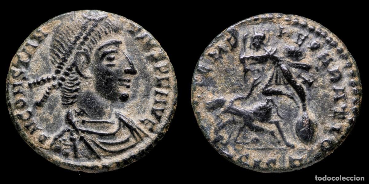 M&uuml;nzen R&ouml;misches Reich: Constantius II Follis - FEL TEMP REPARATIO, Siscia - 17 mm / 2,34 gr.
