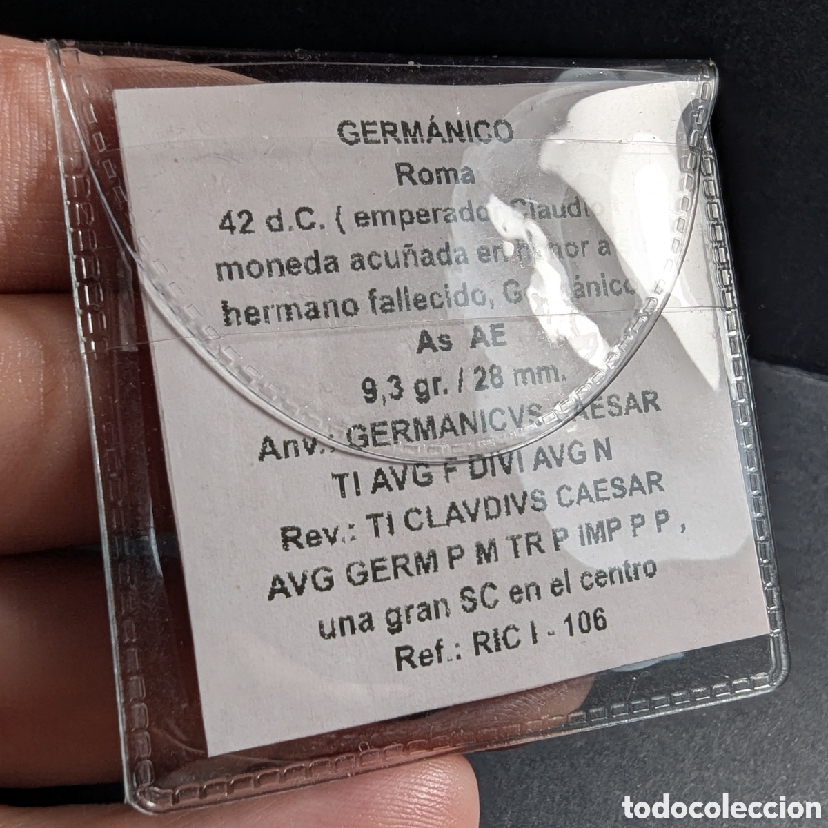Monedas Imperio romano: As Germ&aacute;nico 42 d.C. ( Claudio I ) - Foto 8