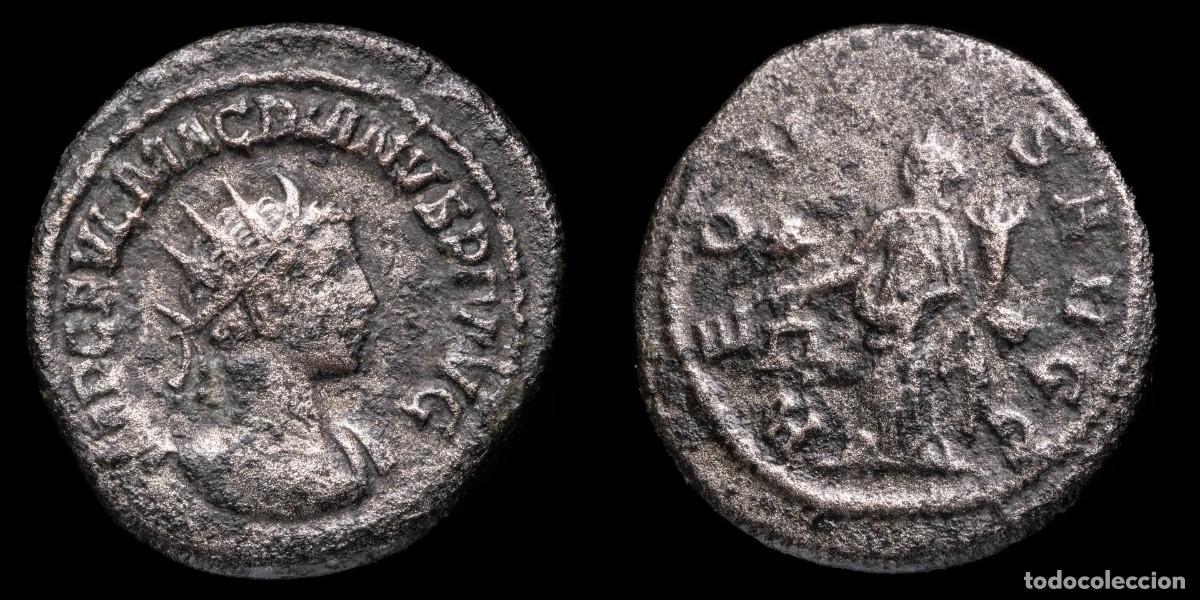 M&uuml;nzen R&ouml;misches Reich: Macrianus Antoninianus - AEQVTAS AVGG, Samosata - 22 mm / 4,04 gr.