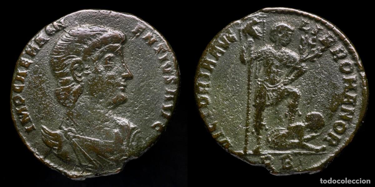 M&uuml;nzen R&ouml;misches Reich: Magnentius Maiorina - VICTORIA AVG LIB ROMANOR, Rome - 23 mm / 5,30 gr.