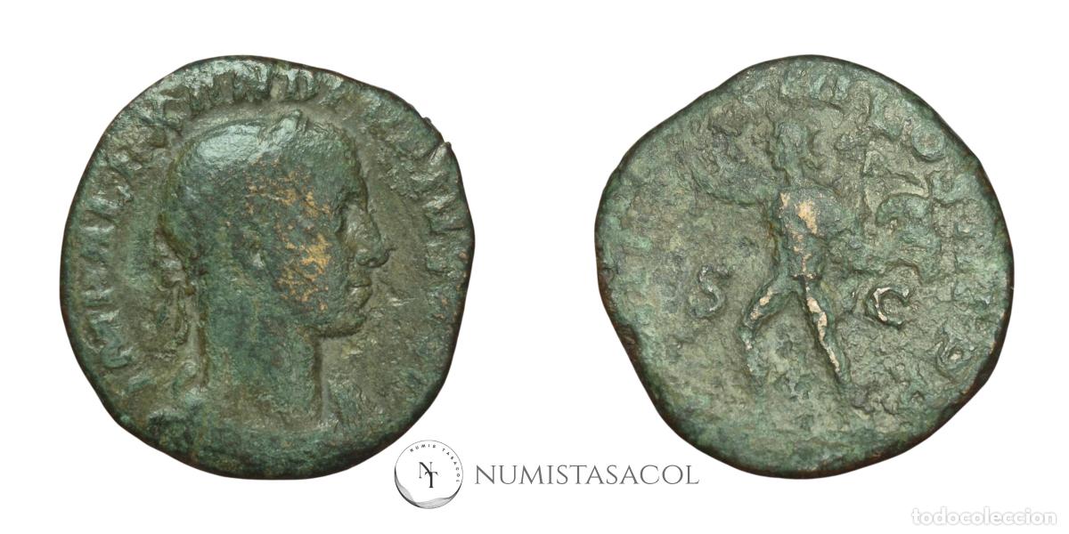 Monedas Imperio romano: NT/ SESTERCIO ALEJANDRO SEVERO SOL (A1879) - Foto 3
