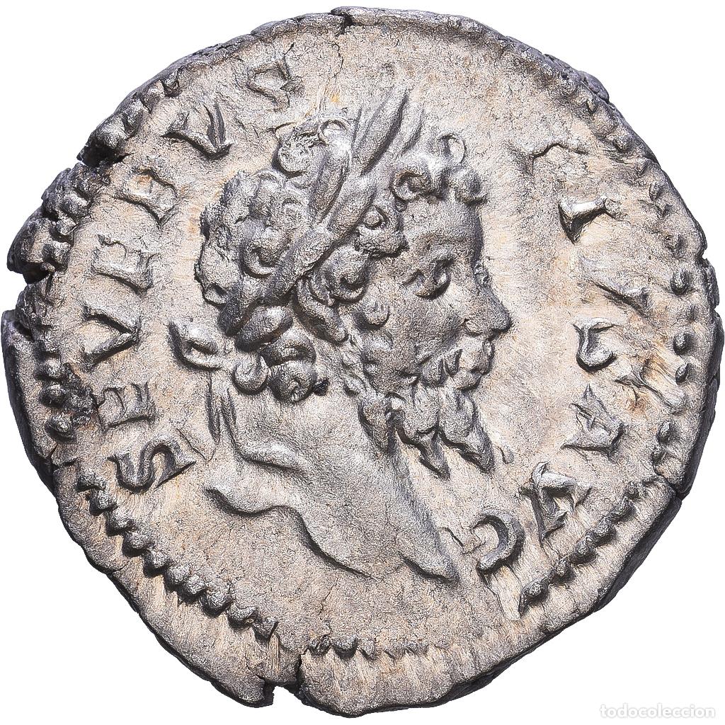 M&uuml;nzen R&ouml;misches Reich: [#1547604] Roman Empire, Septimius Severus, Denarius, 202-210, Rome, Plata, MBC+, RIC:295
