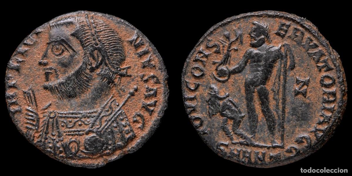 M&uuml;nzen R&ouml;misches Reich: Licinius II Follis - IOVI CONSERVATORI CAESS, Antiochia - 17 mm / 2,87 gr.