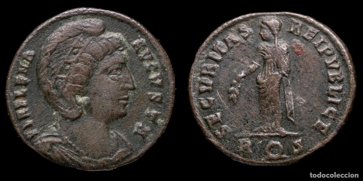 M&uuml;nzen R&ouml;misches Reich: Helena Follis - SECVRITAS REI PVBLICE, Rome - 19 mm / 2,66 gr.